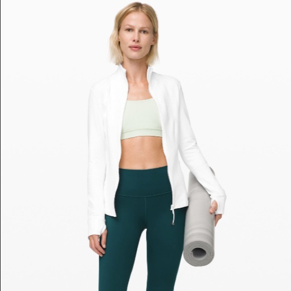 Lululemon White Define Jacket Long Sleeve - Picture 3 of 10